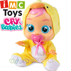 IMC Toys Cry Babies Интерактивно плачещо бебе Chick 97179